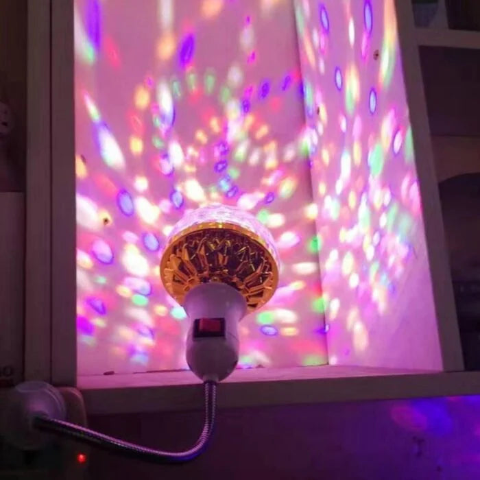 Rotating Colorful Party Bulb