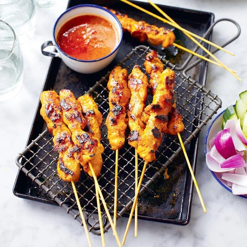 Wood Sticks For BBQ (Set Of 90-100 Pcs)
