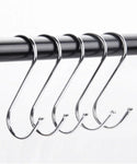 Stainless Steel S Hanger Hook (Set Of 5)