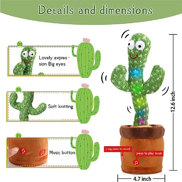 Dancing Talking Cactus Toy
