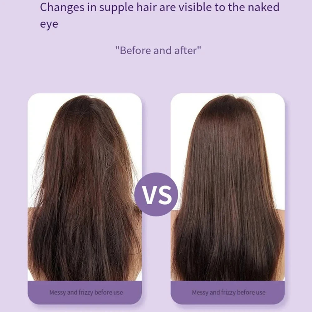 Portable Mini Electric Hair Straightener Comb