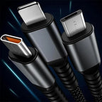 100W 3-In-1 Fast Charging Cable