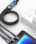 100W 3-In-1 Fast Charging Cable