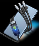 100W 3-In-1 Fast Charging Cable