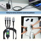 100W 3-In-1 Fast Charging Cable