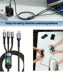 100W 3-In-1 Fast Charging Cable