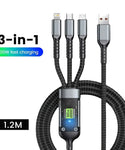100W 3-In-1 Fast Charging Cable
