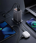100W Super Fast Multi-Port Charging Adapter With Cable