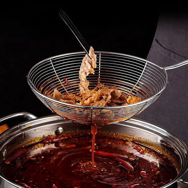 SS Long Handle Frying Spoon