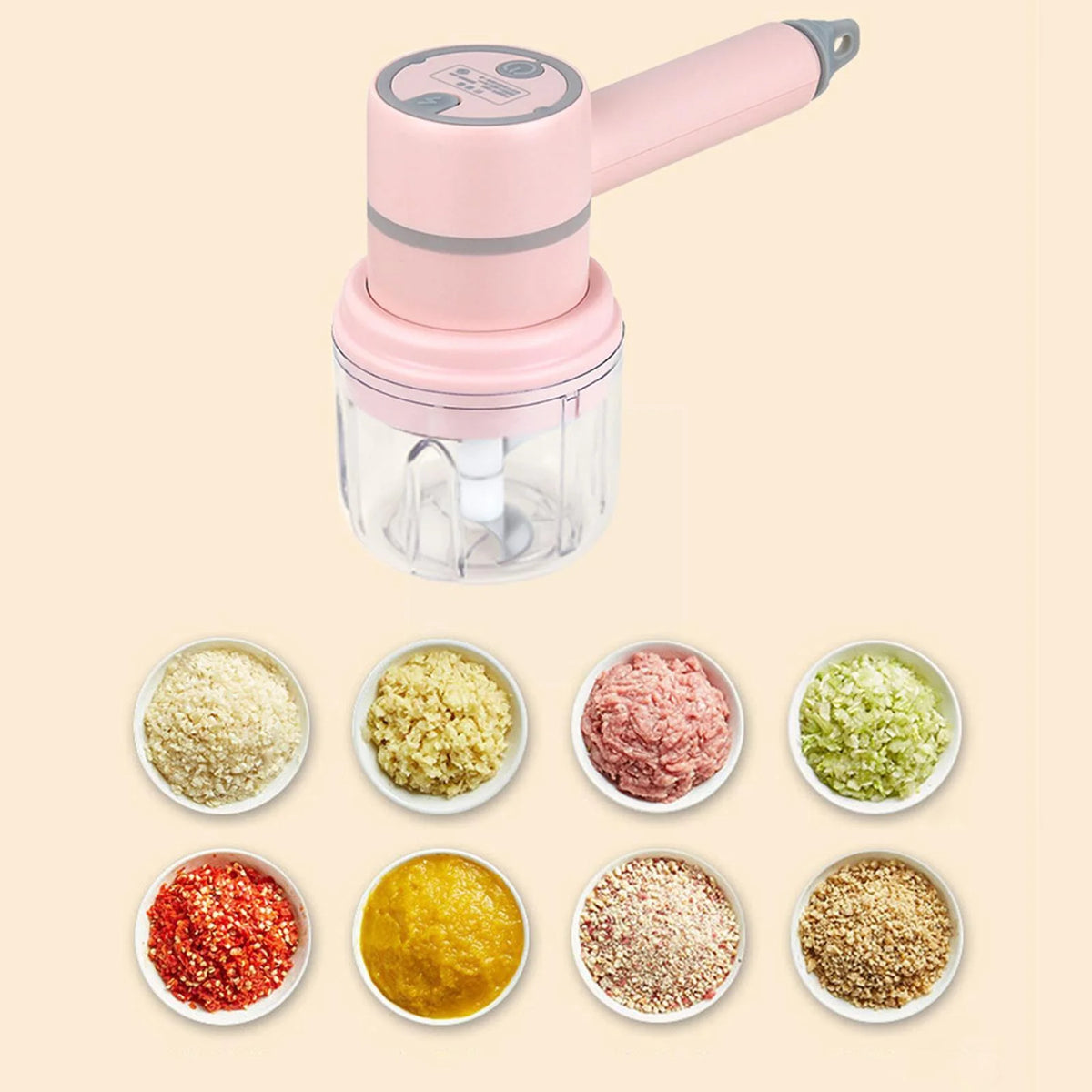 Multi Functional Rechargeable Electric Beater & Chopper
