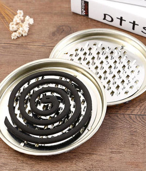 SS Mosquito Coil Tray With Lid