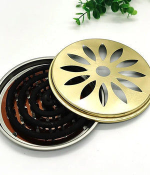 SS Mosquito Coil Tray With Lid