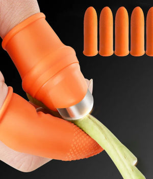 Vegetable Silicone Thumb Cutter Set