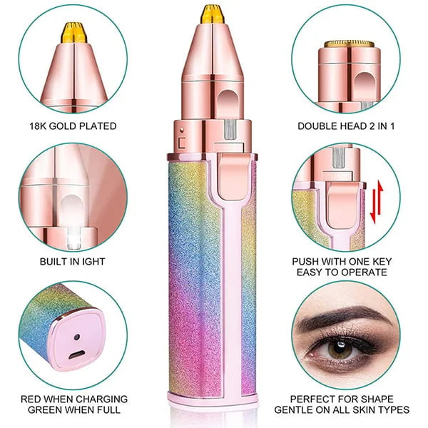 Rechargeable Eyebrow Trimmer & Shaver Machine