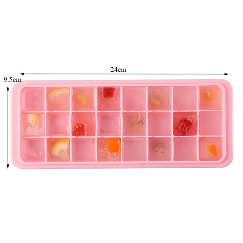 24 Grid High Quality Silicone Ice Tray