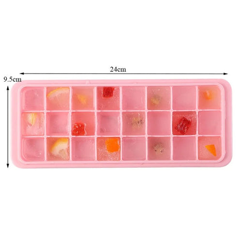 24 Grid High Quality Silicone Ice Tray