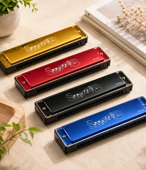 24 & 10 Holes Metal Harmonica Mouth Organ