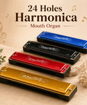 24 & 10 Holes Metal Harmonica Mouth Organ