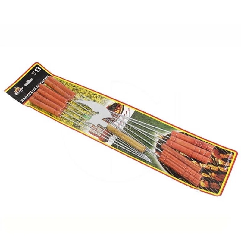 Stainless Steel BBQ Skewers (Set Of 12 PCS)