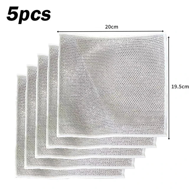 Multipurpose Non-Scratch Dishwashing Rags