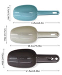 3pcs Multicolor Food Measuring Scoop