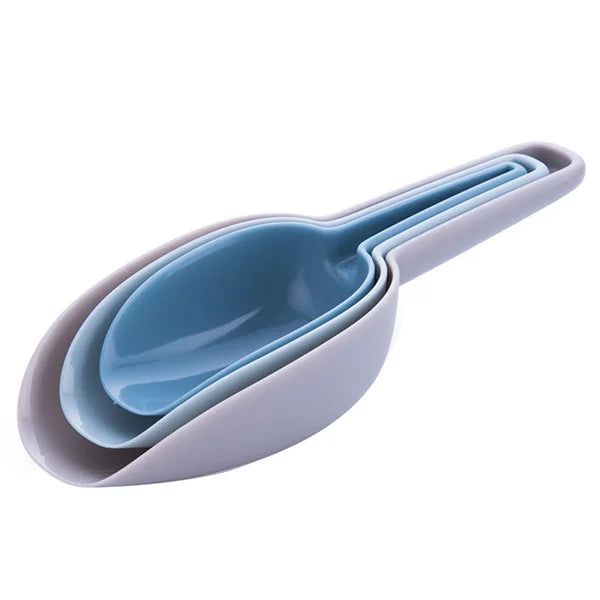 3pcs Multicolor Food Measuring Scoop