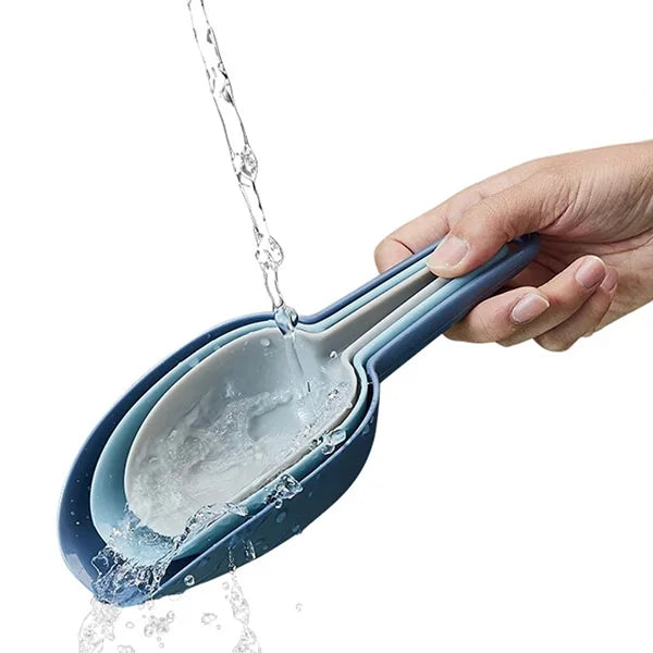 3pcs Multicolor Food Measuring Scoop