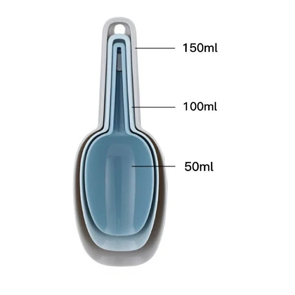3pcs Multicolor Food Measuring Scoop