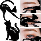Various Shape Cat Eyeliner Waterproof Card (Set Of 2)