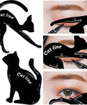 Various Shape Cat Eyeliner Waterproof Card (Set Of 2)