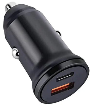 Car Charger (USB & C-Type Port)