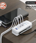 60W 4 Ports USB C Type Fast Charging Adapter