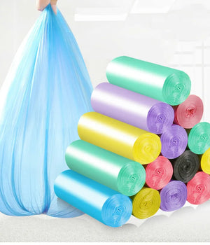 120 pcs 4 Rolls Disposable Garbage Bags