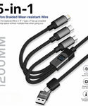 5-in-1 Smart Power 120W Fast Charging Cable