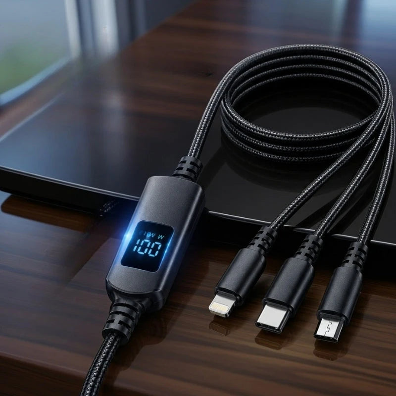 5-in-1 Smart Power 120W Fast Charging Cable