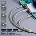 5-in-1 Smart Power 120W Fast Charging Cable