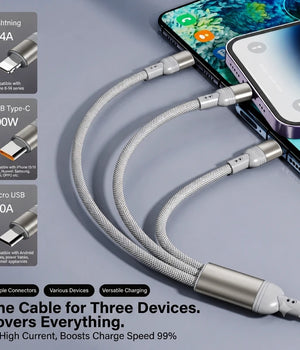 5-in-1 Smart Power 120W Fast Charging Cable