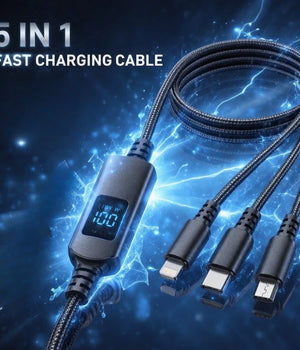 5-in-1 Smart Power 120W Fast Charging Cable
