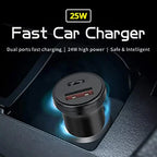 Car Charger (USB & C-Type Port)