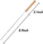 Stainless Steel BBQ Skewers (Set Of 12 PCS)