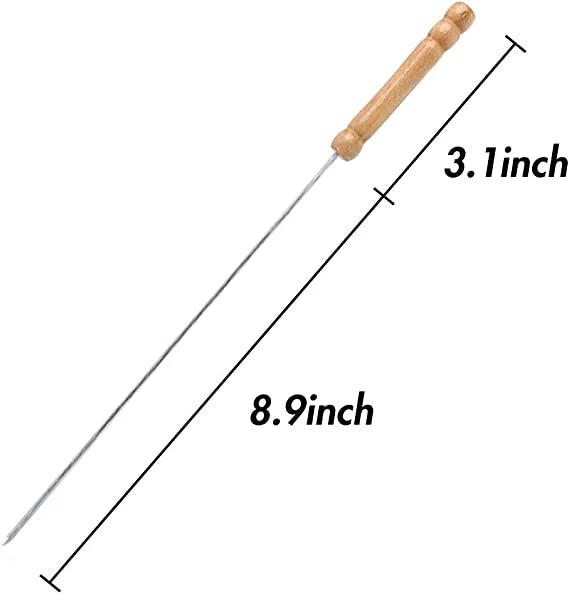 Stainless Steel BBQ Skewers (Set Of 12 PCS)