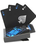 Waterproof Black Playing Card