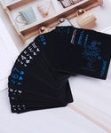 Waterproof Black Playing Card