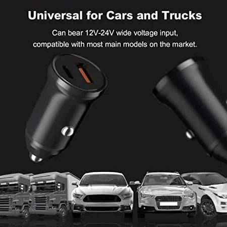 Car Charger (USB & C-Type Port)