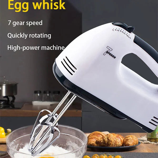 Mini 7 Gear Speed Electric Mixer & Beater