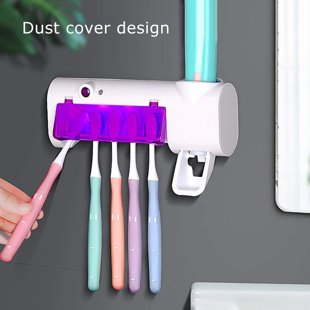 Multi-Function UVC Toothbrush Sterilizer Holder