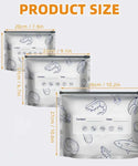 Re-Usable Food-Grade Aluminum Zipper Bag (10 Pcs)