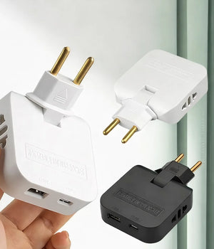 USB Type C Rotatable Slim Socket Adapter