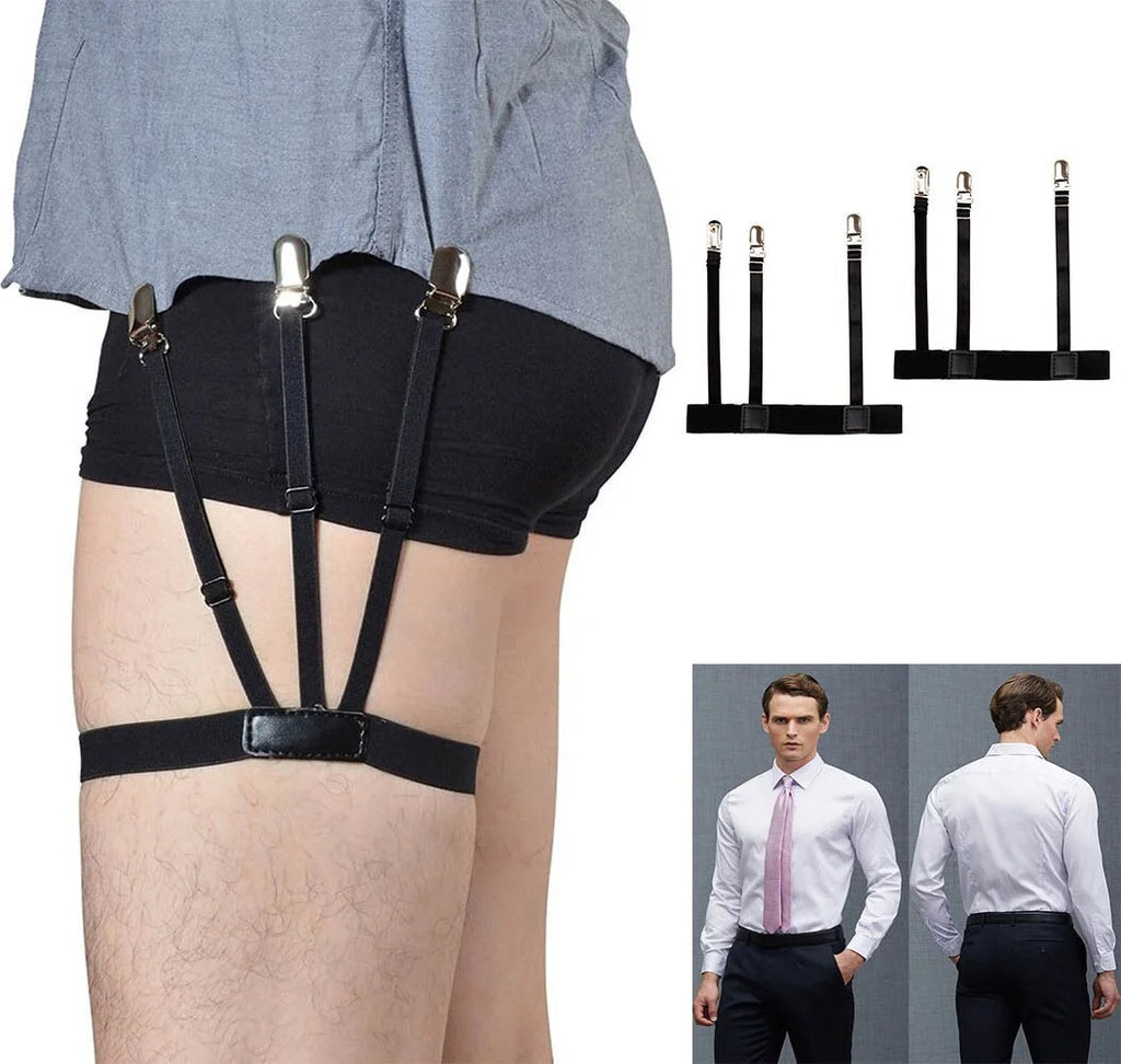 Shirt Anti-Wrinkle Non-Slip Garters (1 Pair)