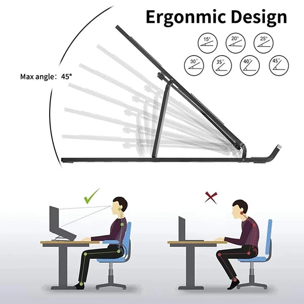 Foldable Aluminum Laptop Stand
